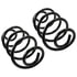 5385 by MOOG - Coil Spring Set - Rear, Black, 9.0" Compressed Length, 12.6" Relaxed Length