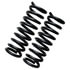 80662 by MOOG - Coil Spring Set - Front, Constant Rate, Heat-Treated Alloy Steel, Black, Pair