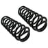 81069 by MOOG - Coil Spring Set - Rear, Black, 5.71 in. OD, 17.177 in. Length, 0.64 in. Wire Diameter