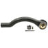 ES800459 by MOOG - MOOG ES800459 Steering Tie Rod End