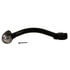 ES801075 by MOOG - Steering Tie Rod End