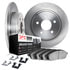 6512-76704 by DYNAMIC FRICTION COMPANY - Brake Rotor with 5000 Brake Pads and Hardware Kit