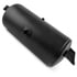 TSJ9508 by TRAMEC SLOAN - Black Coated Steel Air Brake Air Tank - 9.5" Tank Diameter, 1488 cu.in Capacity, 27.5" Length