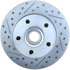 227.62002R by STOPTECH - Select Sport Drilled and Slotted Brake Rotor, Front Right