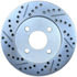 227.62072R by STOPTECH - StopTech Select Sport Drilled and Slotted Brake Rotor; Front Right
