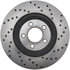 228.61086DR by STOPTECH - C-Tek Sport Drilled Rotor