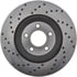 228.61086DL by STOPTECH - C-Tek Sport Drilled Rotor