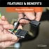56532 by CURT MANUFACTURING - Custom Wiring Harness; 4-Way Flat Output; Select Tesla Model Y