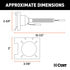 57624 by CURT MANUFACTURING - Dual-Output Electrical Adapter with Tester (Adds 6-Way Round to 4-Way Flat)