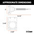 57676 by CURT MANUFACTURING - Electrical Adapter with Tester (4-Way Flat Vehicle to 7-Way RV Blade Trailer)