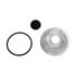 695814 by CURT MANUFACTURING - Trailer Axle Oil and Dust Cap-8;000 lbs. Clear