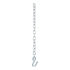 80300 by CURT MANUFACTURING - 27in. Safety Chain with 1 S-Hook (7;000 lbs; Clear Zinc)