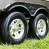 314336 by CURT MANUFACTURING - Equa-Flex® Rubberized Equalizer Tandem Axle Kit; Wide-Stance 3;500 to 5;200 lbs.