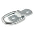 83730 by CURT MANUFACTURING - 1in. x 1-1/4in. Surface-Mounted Tie-Down D-Ring (1;200 lbs; Clear Zinc)