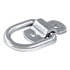 83742 by CURT MANUFACTURING - 3in. x 3in. Surface-Mounted Tie-Down D-Ring (3;600 lbs; Clear Zinc)