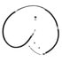 Raybestos BC96256 Parking Brake Cable Raybestos Element3 Parking Brake Cable