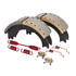 GG4719ES2G by HALDEX - Drum Brake Shoe Kit - Remanufactured, Front, with Hardware, for use with Eaton "ESII"
