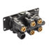 KN20636 by HALDEX - Manifold Dash Valve - Horizontal Mounting, Air Supply and Parking Brake, 3/8 in. Ports, OEM N4400FE