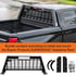 851360 by BUYERS PRODUCTS - 20.20" Matte Black HD Steel GuardDogg Pickup Truck Headache Rack with Mounting Brackets