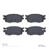 1310-1156-00 by DYNAMIC FRICTION COMPANY - 3000 Ceramic Brake Pads