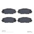 1310-1211-00 by DYNAMIC FRICTION COMPANY - 3000 Ceramic Brake Pads