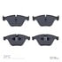 1310-1260-00 by DYNAMIC FRICTION COMPANY - 3000 Ceramic Brake Pads