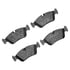 1000-0558-00 by DYNAMIC FRICTION COMPANY - DFC Track/Street Pads - Low Metallic
