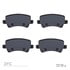 1310-1307-00 by DYNAMIC FRICTION COMPANY - 3000 Ceramic Brake Pads