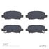 1551-0999-00 by DYNAMIC FRICTION COMPANY - 5000 Advanced Brake Pads - Ceramic