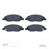 1310-1345-00 by DYNAMIC FRICTION COMPANY - 3000 Ceramic Brake Pads