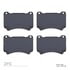 1310-1396-00 by DYNAMIC FRICTION COMPANY - 3000 Ceramic Brake Pads