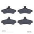 1551-1048-10 by DYNAMIC FRICTION COMPANY - 5000 Advanced Brake Pads - Ceramic