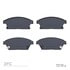1310-1467-00 by DYNAMIC FRICTION COMPANY - 3000 Ceramic Brake Pads