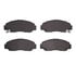 1551-1608-00 by DYNAMIC FRICTION COMPANY - 5000 Advanced Brake Pads - Ceramic