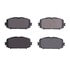 1551-1628-00 by DYNAMIC FRICTION COMPANY - 5000 Advanced Brake Pads - Ceramic