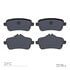 1551-1630-20 by DYNAMIC FRICTION COMPANY - 5000 Advanced Brake Pads - Low Metallic