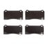 1310-2195-00 by DYNAMIC FRICTION COMPANY - 3000 Ceramic Brake Pads