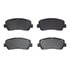 1551-1640-10 by DYNAMIC FRICTION COMPANY - 5000 Advanced Brake Pads - Ceramic