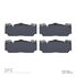 1551-1648-00 by DYNAMIC FRICTION COMPANY - 5000 Advanced Brake Pads - Low Metallic
