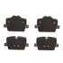 1310-2221-00 by DYNAMIC FRICTION COMPANY - 3000 Ceramic Brake Pads