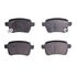 1551-1722-00 by DYNAMIC FRICTION COMPANY - 5000 Advanced Brake Pads - Ceramic