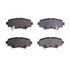 1551-1729-00 by DYNAMIC FRICTION COMPANY - 5000 Advanced Brake Pads - Ceramic