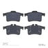 1551-1747-00 by DYNAMIC FRICTION COMPANY - 5000 Advanced Brake Pads - Low Metallic