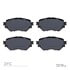1551-1759-00 by DYNAMIC FRICTION COMPANY - 5000 Advanced Brake Pads - Ceramic