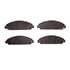 1551-1791-00 by DYNAMIC FRICTION COMPANY - 5000 Advanced Brake Pads - Ceramic