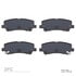 1551-1793-00 by DYNAMIC FRICTION COMPANY - 5000 Advanced Brake Pads - Ceramic