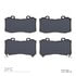 1551-1802-00 by DYNAMIC FRICTION COMPANY - 5000 Advanced Brake Pads - Ceramic