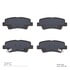 1551-1812-00 by DYNAMIC FRICTION COMPANY - 5000 Advanced Brake Pads - Ceramic