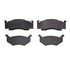 1311-0084-00 by DYNAMIC FRICTION COMPANY - 3000 Semi-Metallic Brake Pads