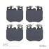 1551-1868-00 by DYNAMIC FRICTION COMPANY - 5000 Advanced Brake Pads - Ceramic